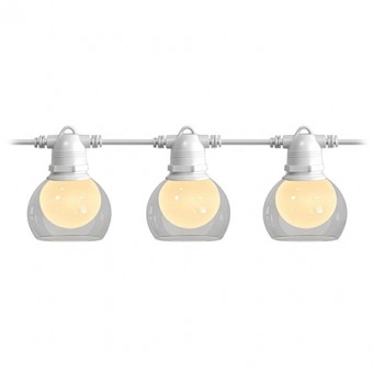 Ghirlanda led 10 becuri x 0.56w 3000k 8m