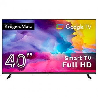 Google smart tv 5.0 40 inch 101cm h265 hevc kruger&matz