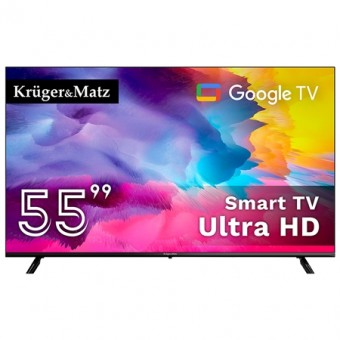 Google smart tv 55 inch 141cm ultrahd 4k kruger&matz