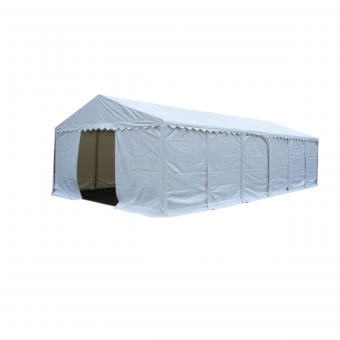 Hala depozitare din PVC cu structura metalica, latimea de 8m si lungime 12m, inaltime 2.6m