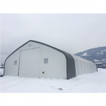 Hala industriala din PVC,  latime 9.15m, lungime 26m, inaltime 4.5m cu structura de rezistenta metalica