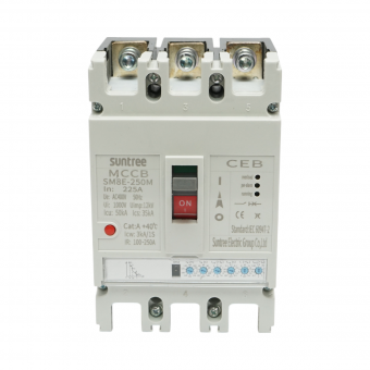 Intrerupator automat de putere MCCB 400V AC, 3P 225A, SM8E-250M Suntree