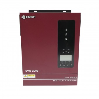 Invertor solar hybrid 1.6 KW, 12V, 80A MPPT, monofazic, OFF-GRID, EVO-2000 Bourget