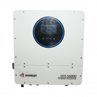 Invertor solar hybrid 6kW, 48V, 135A MPPT, monofazic, ON/OFF-GRID, conexiune in paralel, sistem trifazic optional IP65 Bourget
