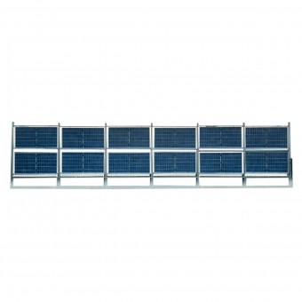 Kit gard, structura pentru 20 panouri solare fotovoltaice bifaciale 660-680W