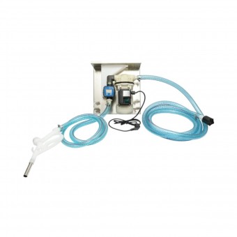 Kit pompa transfer solutie uree 220V, 400W, debit 40L/min, contor digital, furtun transfer 2m, alimentare 4m si pistol IP55 Breckner Germany