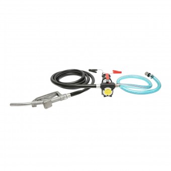 Kit pompa transfer motorina 12V cu furtun aspiratie 1,5m, furtun transfer 4m si pistol  Breckner Germany 