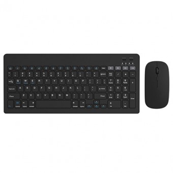 Kit tastatura si mouse wireless negru omega