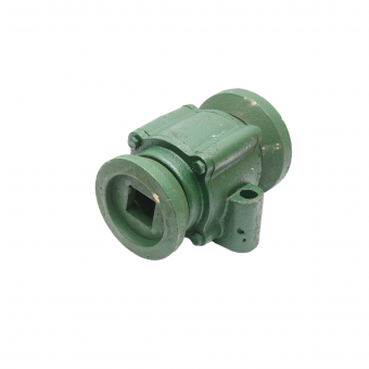 Lagar disc asamblat cu rulmenti 32015 si semimosoare - patrat de 40mm - distanta gauri 155mm