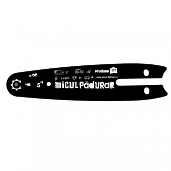 Lama drujba Micul Padurar, lungime 5', pas 1/4', canal 1.1mm, 32 pinteni, 16 dinti