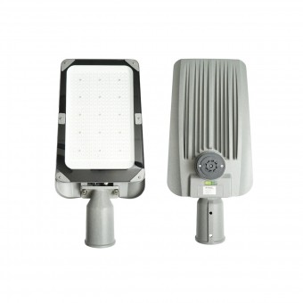 Lampa iluminat stradal LED 150W, 100-277V, 6500K, 25500lm cu prindere pe stalp 500x210x70mm IP66 Breckner Germany