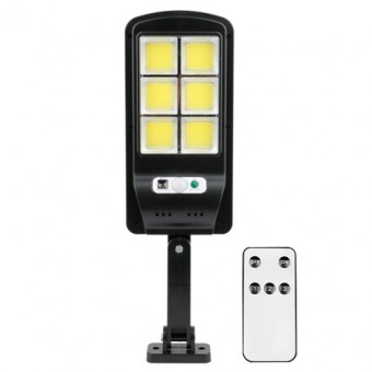 LAMPA LED SOLAR 10W 6000K + TELECOMANDA