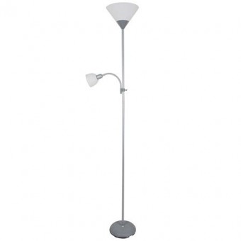 Lampa podea e27 si e14 platinet