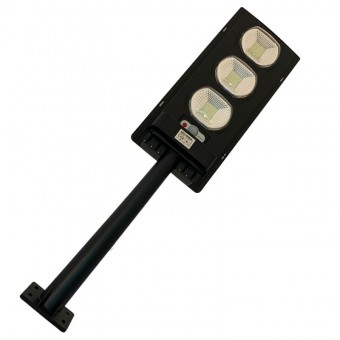 Lampa solara Horoz Compact 30W, Li-Ion, 300 lm, senzor de miscare, IP65, 6400K