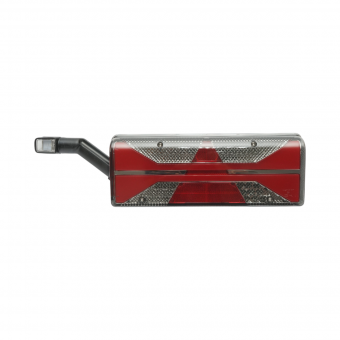 Lampa stop spate dreapta LED remorca 24V, 7 pini ASS2.1+4x2 cu lampi de gabarit, iluminare numar 400x153x88mm