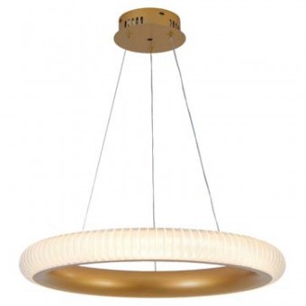 Lampa suspendata LED 70W 3CCT,  4900 lm, Auriu, dimabila, telecomanda
