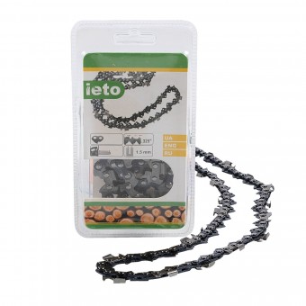 Lant drujba, lungime 16', pas 0.325', grosime 1.5mm, 64 pinteni, 32 dinti, semi-chisel