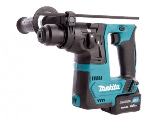 Makita HR140DSMJ Ciocan rotopercutor SDS-Plus, 0.9J + 2 acumulatori Li-Ion, 10.8V, 4.0Ah + incaractor + valiza - 0088381849258