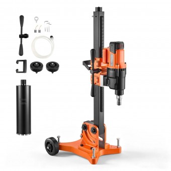 Masina de carotat umed/uscat, Diametru gaurire 20-305 mm, 3000 W, 1 x carota inclusa 127 mm