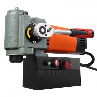 Masina de gaurit magnetica pentru spatii inguste, 1300 W, 650 rpm, 10000 N, diametru gaurire 35 mm