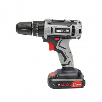 Masina de insurubat 25Nm, acumulator 20V/1500mAh si incarcator 220V/50-60Hz, ax 0.8-10mm, 1450rot/min IP20 Makute