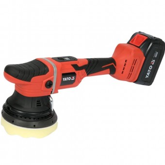 Masina de polisat orbitala cu acumulator 18vx4Ah, disc 125 mm