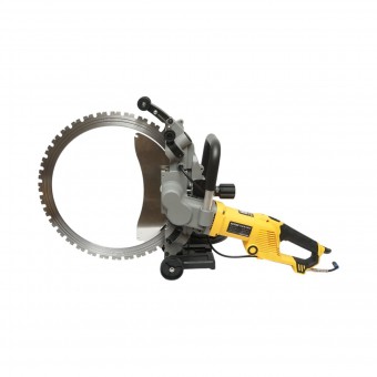 Masina de taiat beton electrica brushless 5000W, 220V, disc inelar diamantat 500mm, adancime 390mm, pompa apa automata 20 L/min Breckner Germany