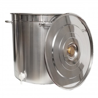 Maturator din inox cu capac pentru miere de albine 300kg