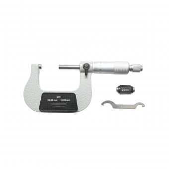 Micrometru mecanic de exterior cu cadru emailat, metric 25-50 mm