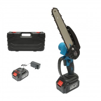 Mini fierastrau electric cu 2 acumulatori 24V, 4Ah Li-ion, lama 200mm (8 inch), viteza 7 m/s, turatie 4000rpm Breckner Germany