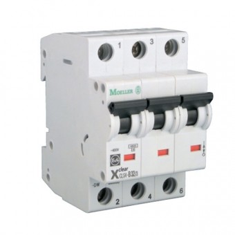 Moeller CLS4 C6/3 Siguranta tripolara 63A, 3P, 4.5kA, 230/400V - 4015082479107