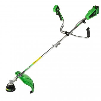 Motocoasa electrica Micul Fermier, 20V, 2 acumulatori 4Ah, 3 viteze, maner dublu, Brushless