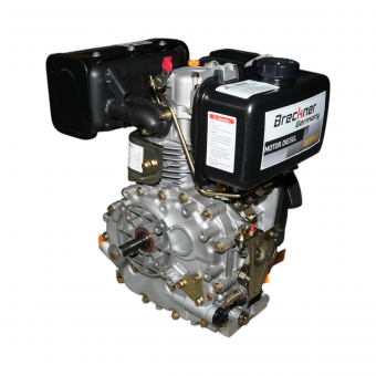 Motor diesel 7CP 178F, 296cc, turatie 3600rpm, ax rotund filetat 19.05mm, pornire sfoara Breckner Germany