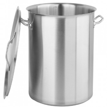 Oala inalta cu capac profesionala  inox 50X50 cm, 98 L