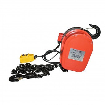 Palan electric otel 220V, 500W cu lant 3m, sarcina maxima 2000 kg, carlig cu siguranta Breckner Germany