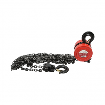 Palan manual cu lant 3m, sarcina maxima 2000 kg, carlig cu siguranta Breckner Germany