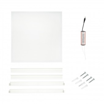 Panou LED cu rama 220V/40W 3200lm/6400K 600x600mm cu driver 600mA Breckner Germany