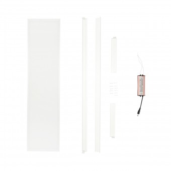 Panou LED slim 48W, 220V, IP20, 6500K, 1200x300mm cu rama montaj aplicat Breckner Germany