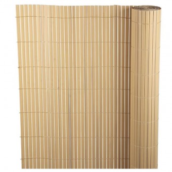 Paravan pentru gard Strend Pro DF13, PVC 1.5x3 m, imitatie bambus, 1300g/m2, UV