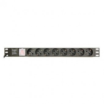 Pdu rack 1u 8 prize 3680w 3m gembird