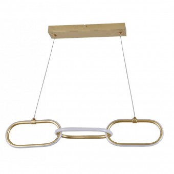 Pendul led 20 W, 1200 lm, 180-240V, Auriu, IP20, 120 x 67 cm