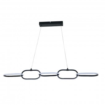 Pendul led 36 W, 2100 lm, 180-240V, Negru, IP20, 120 x 108 cm