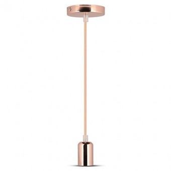 PENDUL TAVAN SOCLU E27 METAL GOLD ROSE