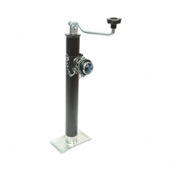 Picior de sprijin remorca reglabil cu manivela 50cm, fixare laterala, sarcina maxima 2268kg