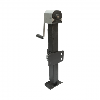 Picior de sprijin remorca reglabil cu manivela 64cm, fixare laterala, sarcina maxima 4000Kg