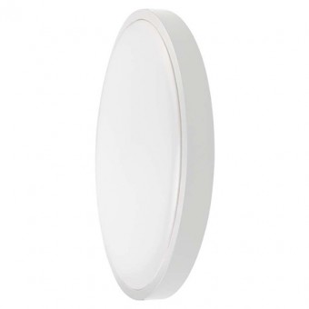 PLAFONIERA LED 18W IP44 CU SENZOR 6500K ALB RECE - ALB