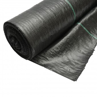Plasa mulcire, anti buruieni 1x100m, 100gr/m2 neagra, permiabila Breckner Germany