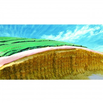 Plasa/prelata protectie pentru folie siloz verde 12x15m Breckner Germany
