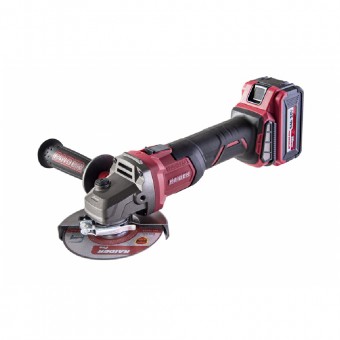 Polizor unghiular cu 2 acumulatori 20Vx 5Ah, 125mm, motor fara perii