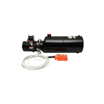 Pompa basculare 12V, 1.6kW 160 bar cu rezervor metalic 10L Breckner Germany
